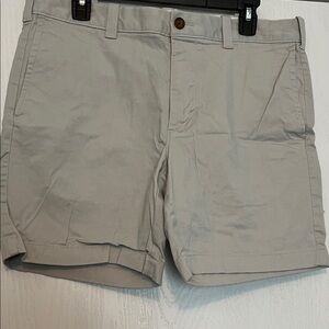 J. Crew Light Tan Flat Front Shorts